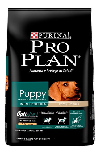 Alimento Pro Plan OptiStart Pro Plan OptiStart Puppy para cachorro de 3.5kg para perro cachorro de raza grande sabor pollo en bolsa de 3kg