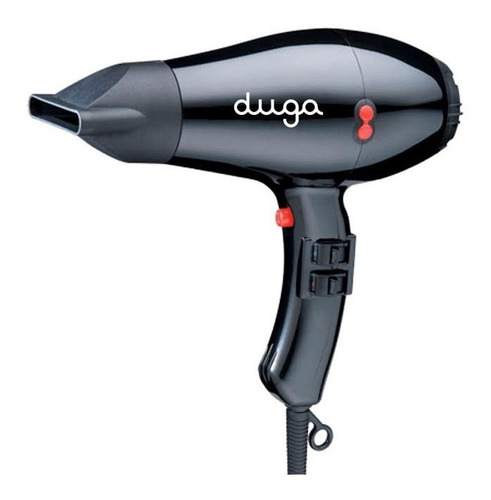 Secador Pelo Profesional 3000 Compacto 2000w Negro Duga