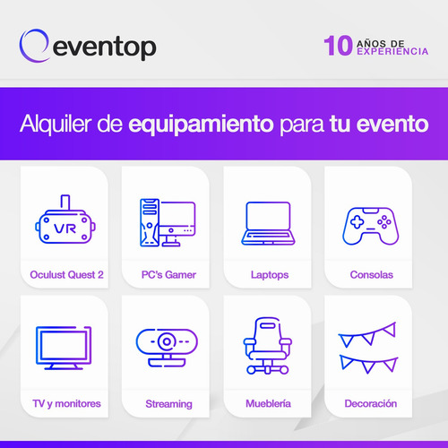 Alquiler Mesas, Alfombras, Sillas Gamer, Sillas Altas, Puffs
