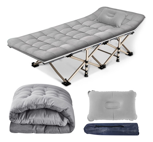 Juexica Cuna Plegable De Camping Para Adultos, Cama De Doble