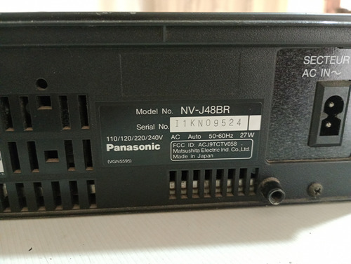 Videocasetera Panasonic Y Philips X Lote Reparar O Repuestos Negro (Usado)