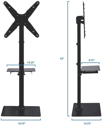 Rack Soporte Pedestal Con Base Para Tv De 32 A 55 PuLG