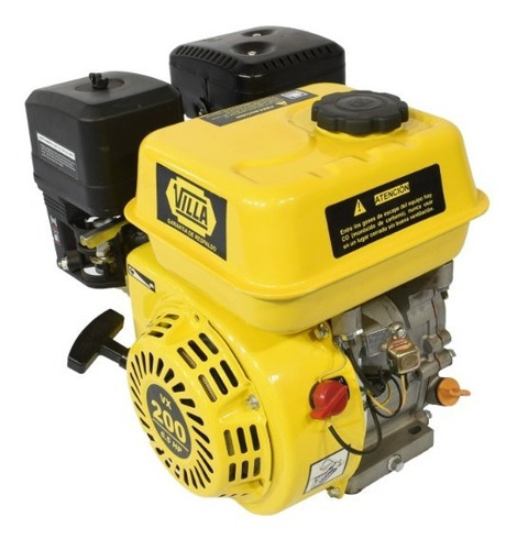 Motor Villa Naft Ohv Vx200 Eje Horiz  6.5 Hp C/arr Eléctrico