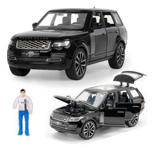 Q Land Rover Range Rover Miniatura Metal Car Con Luz Y #