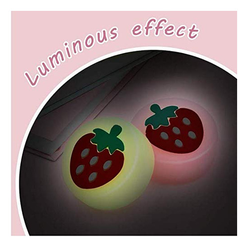 Luminous Thumb Stick Grips Pack Para Switch Lite Y Joy-con