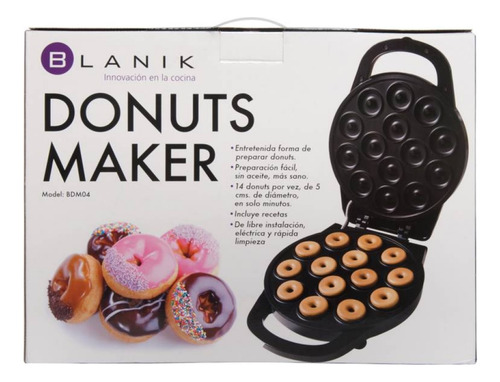 Donuts Maker Blanik Mini Donas 14 Piezas