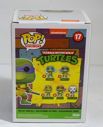 Funko Pop Teenage Mutant Ninja Turtles- Donatello 17. (Usado)