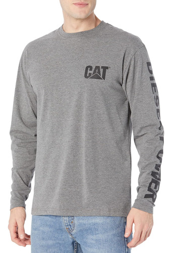 Cat Polera De Manga Larga Diesel Power Para Hombre - Xl - 