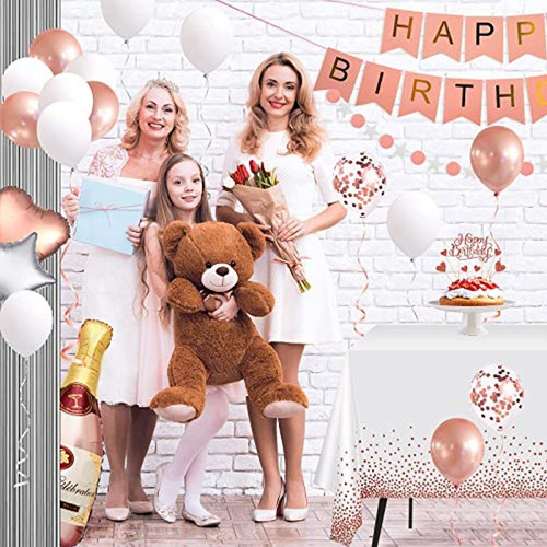 Kit De Decoración De Fiesta De Cumpleaños Para Mujeres