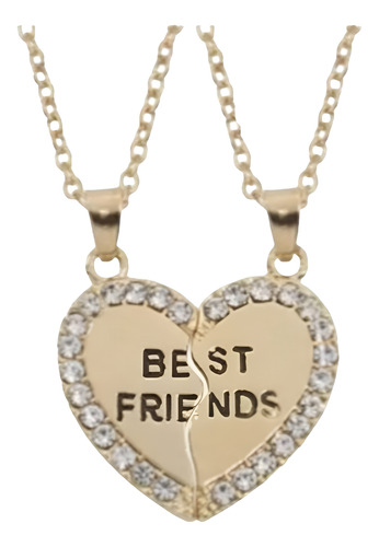 Collar Cadena Colgante Best Friends Hombre Mujer Amistad