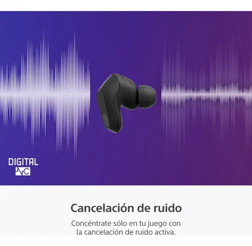 Auriculares in-ear gamer inalámbricos Sony Bluetooth WF-G700N WF-G700N negro