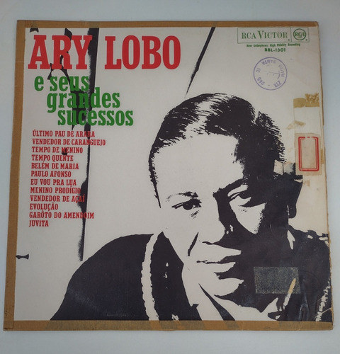 Lp Ary Lobo / E Seus Grandes Sucessos 