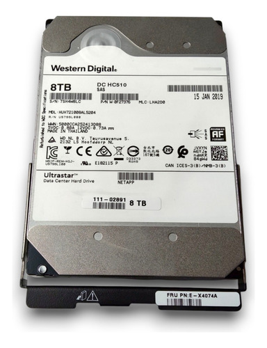 Disco Duro Neta Netapp Sp-4074a 8tb (refurbished) Wester D.
