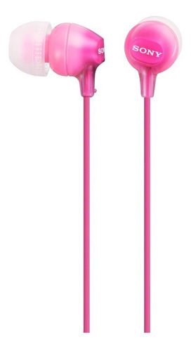 Auriculares Sony Mdr-ex15lpp Rosa In Ear