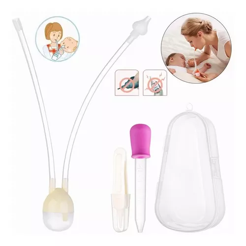 Cómo se utiliza la pera de succión o bombilla de succión en los bebés?  