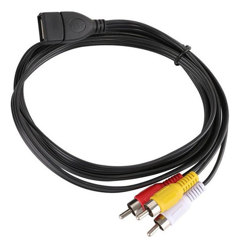 2025 Enchufe Hembra Usb A Conector Macho 3rca Adaptador De