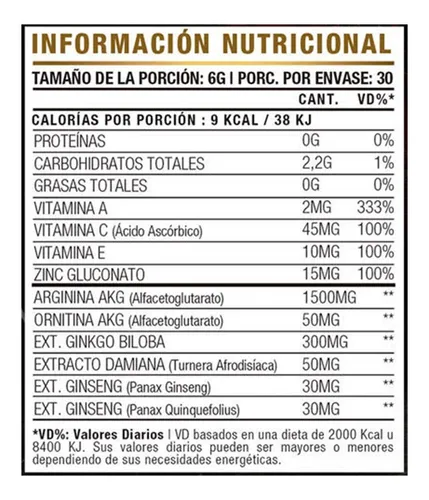 Androteston Golden Max Fire Force Nutrition 180gr