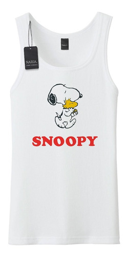 Musculosa Hombre Snoopy Dibujo Art Logo Imagen - Pssn6