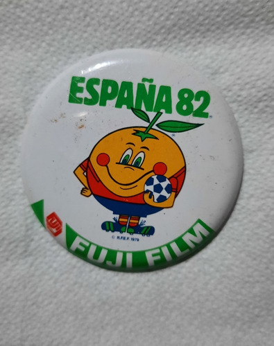 Pin Mundial España 82 Naranjito Fuji Film Prendedor