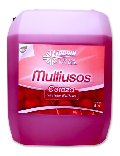 Limpiador Universal Multiusos Limpro®, Cereza, 5 Litros