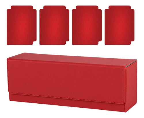 Caja Para Baraja De Cartas: Duradera Y Resistente, Caja Rojo