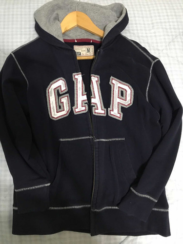 Campera Gap Con Capucha Impecable Para Niño. Sin Uso