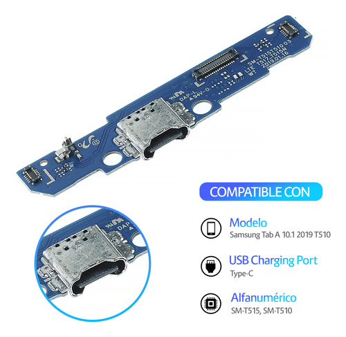 Flex Flexor Centro De Carga Para Samsung Tab A 10.1 T510/515