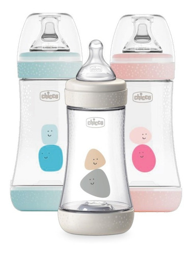 Imagen 4 de 6 de Mamadera Chicco Perfect 5 Anticolico Flujo Medio 240ml 2m+