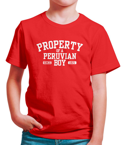 Polo Niño Property Of A Peruvian Boy (d0196 Boleto.store)