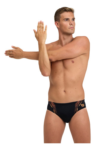 Zunga Hombre Briefs Graphic Negro Arena