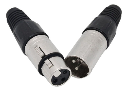 10 Conectores De Soldadura Xlr De 3 Pines, 5 Conectores Mach