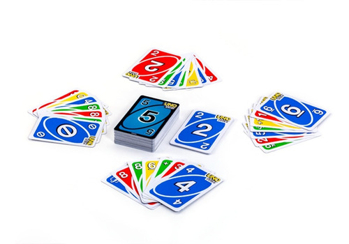 Imagen 2 de 3 de Juego De Mesa Cartas Uno Flip Mattel Ruibal Original