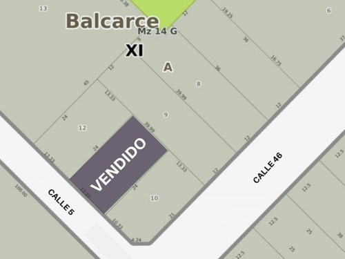 Terreno En Venta En Balcarce