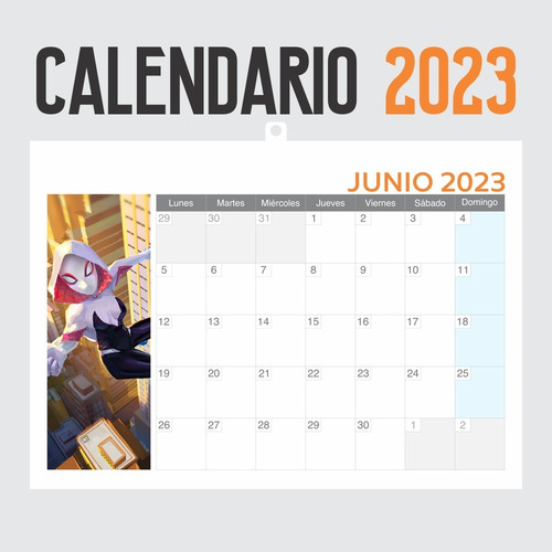 Imagen 4 de 6 de Calendario 2023 Spiderman - Animeras