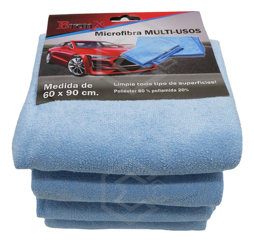 Paño Toalla Microfibra Multiusos Ultra Absorbente 60x90cm