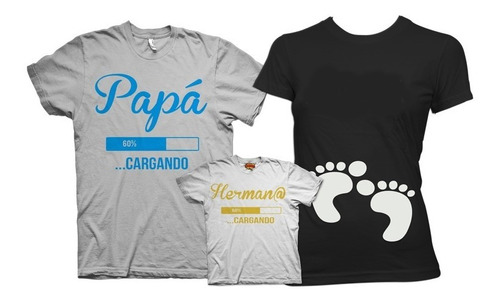 Playeras Embarazada, Para La Familia, Mujer, Hombre, Niño