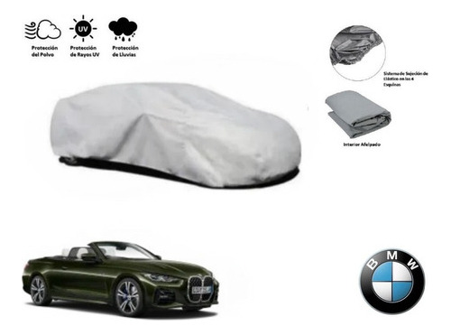 Funda Cubreauto Afelpada Bmw Serie 4 Convertible 2024