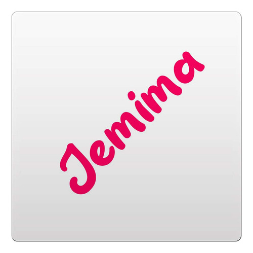 Posavaso Ceramica Nombre Femenino Jemima 4x4  Respaldo