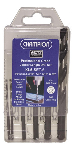 Herramienta De Corte Champion Xl5-set-6 Brute Platinum Jo...