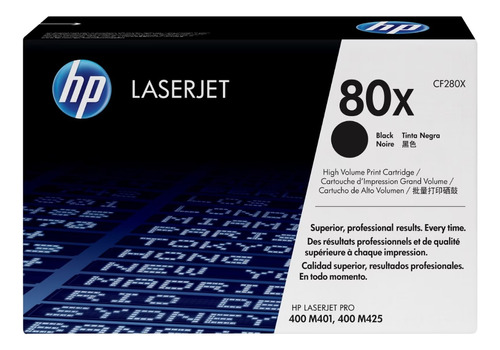 Toner Hp Cf280x 80x Negro M401 M425 Original 6.900pag