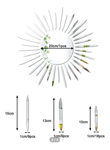 Espejos Autoadhesivos Armables Ultra Livianos Y Delgados