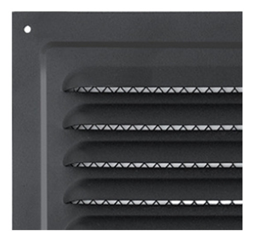 Cubierta De Ventilación De Metal, Cubierta 15cmx15cm Negro
