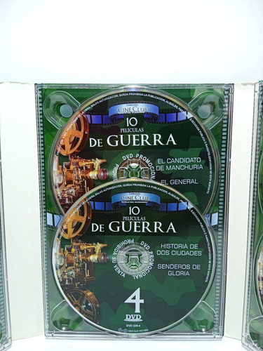 Imagen 5 de 8 de 10 Películas De Guerra - Dvd - Colección Cine Club