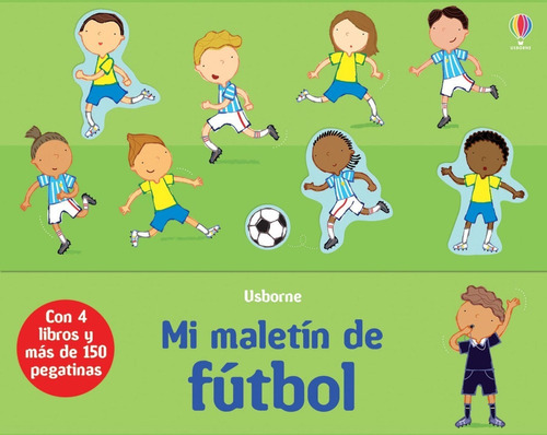 Libro: Mi Maletín De Fútbol Con 4 Libros Y Pegatinas