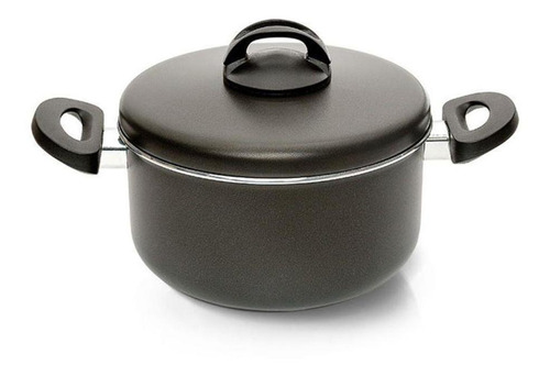 Panela Caçarola Antiaderente Eterna 18 Cm 2,4 Litros Nigro Cor Preto