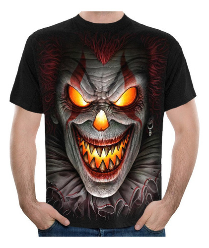 Camisa Casual Para Hombre Impreso 3d Camiseta De Manga Corta