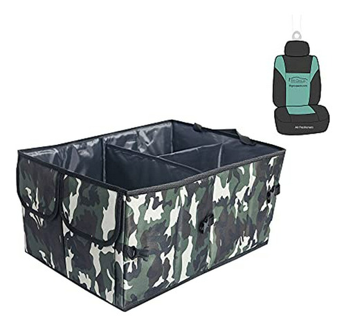 Organizador Maletero De Coche Plegable Fh Group - Camuflaje.