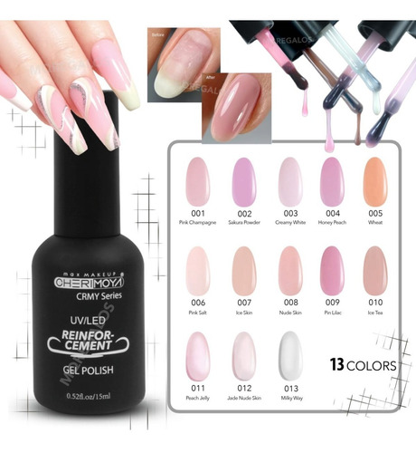 Base Correctiva Kapping Reinforcement Uv/led Cherimoya Nuevo