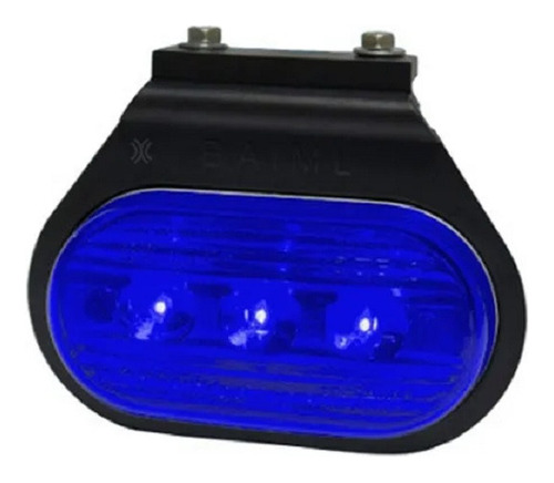 Faro Flexible 3 Leds 12 24 V Azul Acoplado Camion Baiml