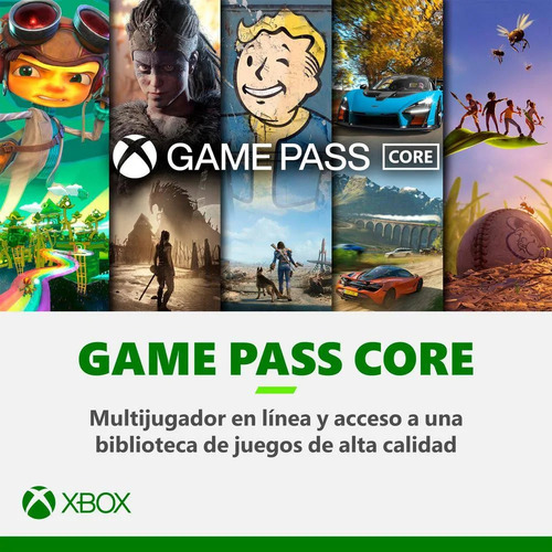 Tarjeta Digital Xbox Game Pass Core 6 Meses Latam